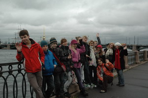 Во время осенних каникул группа мумитролльцев отправилась в Санкт-Петербург
